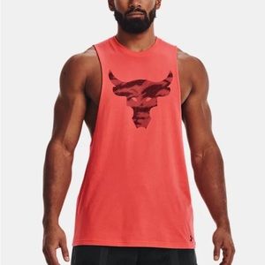 Under Armour Men's Project Rock Brahma Bull Size 2XL Sleeveless Tank 1371215